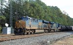 CSX 3219 leads train L619-07 southbound